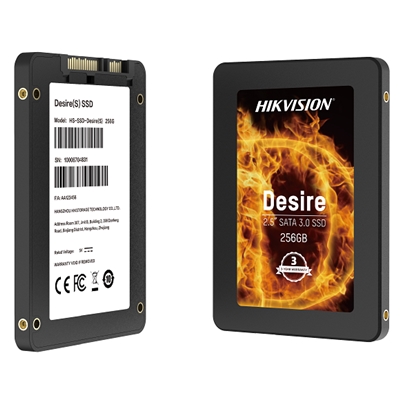 SSD-SOLID STATE DISK 2.5  256GB SATA3 HIKVISION DESIRE HS-SSD-DESIRE(S) READ:500MB/S-WRITE:400MB/S