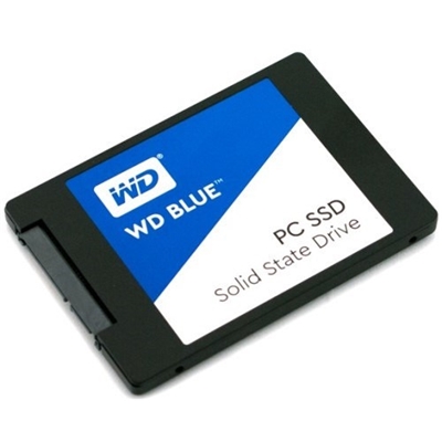 SSD-SOLID STATE DISK 2.5  250GB SATA3 WD BLUE WDS250G2B0A READ:550MB/S-WRITE:525MB/S