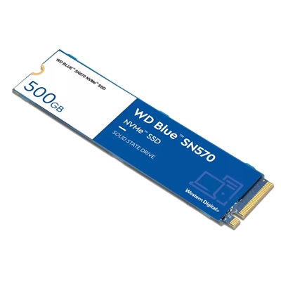 SSD-SOLID STATE DISK M.2(2280) 500GB PCIE3.0X4-NVME WD BLUE SN570 WDS500G3B0C READ:2400MB/S-WRITE:1750MB/S