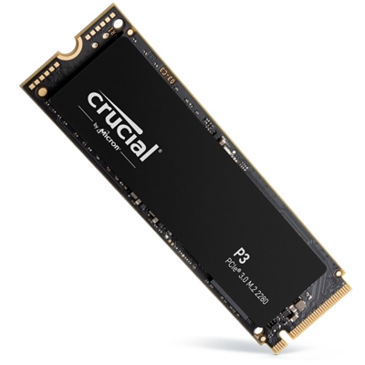 SSD-SOLID STATE DISK M.2(2280) NVME  500GB PCIE3.0X4 CRUCIAL P3 CT500P3SSD8 READ:3500MB/S-WRITE:1900MB/S