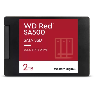 SSD-SOLID STATE DISK 2.5 2000GB (2TB) SATA3 WD RED WDS200T1R0A X NAS READ:560MB/S-WRITE:530MB/S