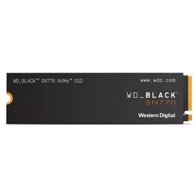 SSD-SOLID STATE DISK M.2(2280) NVME 1000GB(1TB) PCIE4X4 WD BLACK SN770 WDS100T3X0E READ:5150MB/S-WRITE:4900MB/S