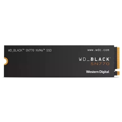 SSD-SOLID STATE DISK M.2(2280) NVME 2000GB(2TB) PCIE4X4 WD BLACK SN770 WDS200T3X0E READ:5150MB/S-WRITE:4850MB/S