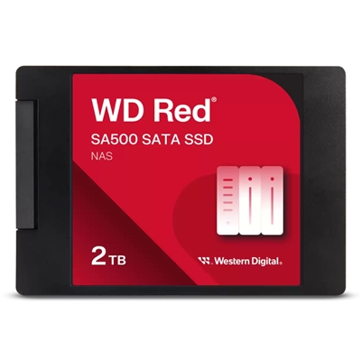 SSD-SOLID STATE DISK 2.5 2000GB(2TB) SATA3 WD RED WDS200T2R0A X NAS READ:560MB/S-WRITE:520MB/S