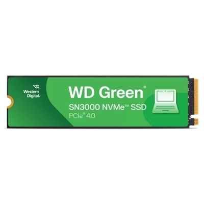 SSD-SOLID STATE DISK M.2(2280) NVME 2000GB(2TB) PCIE4.0X4 WD GREEN SN3000 WDS200T4G0E-00CPS0 READ:5000MB/S-WRITE:4200MB/S