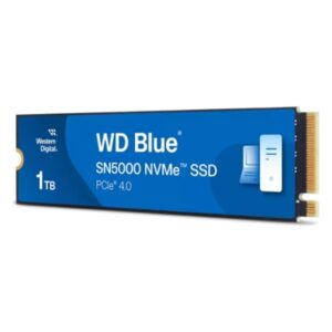 SSD-SOLID STATE DISK M.2(2280) NVME 1000GB(1TB) PCIE4.0X4 WD BLUE SN5000 WDS100T4B0E-00CNZ0 READ:5150MB/S-WRITE:4900MB/S