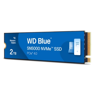 SSD-SOLID STATE DISK M.2(2280) NVME 2000GB(2TB) PCIE4.0X4 WD BLUE SN5000 WDS200T4B0E-00CNZ0 READ:5150MB/S-WRITE:4850MB/S