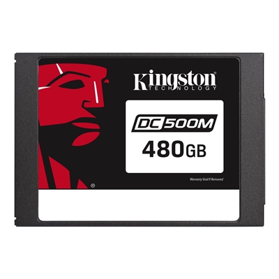 SSD-SOLID STATE DISK 2.5  480GB SATA3 KINGSTON DATACENTER/ENTERPRISE SEDC500M/480G READ:555MB/S-WRITE:520MB/S