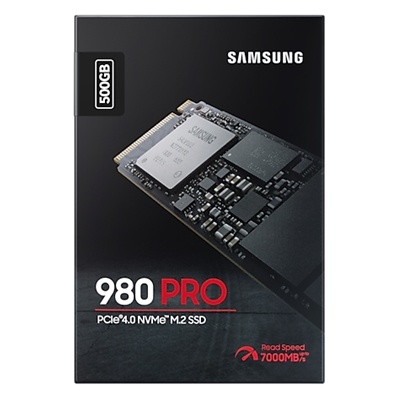 SSD-SOLID STATE DISK M.2(2280) 500GB PCIE4.0X4-NVME1.3 SAMSUNG MZ-V8P500BW SSD980PRO READ:6900MB/S-WRITE:5000MB/S