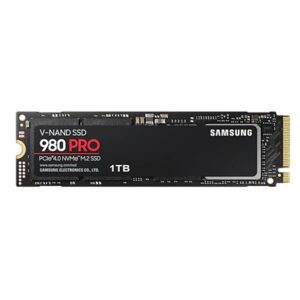 SSD-SOLID STATE DISK M.2(2280) 1000GB(1TB) PCIE4.0X4-NVME1.3 SAMSUNG MZ-V8P1T0BW SSD980PRO READ:7000MB/S-WRITE:5000MB/S