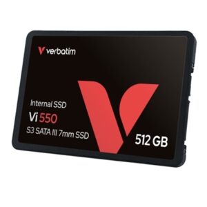 SSD-SOLID STATE DISK 2.5 512GB SATA3 VERBATIM VI550 S3 READ:520MB/S WRITE:500MB/S (49352)