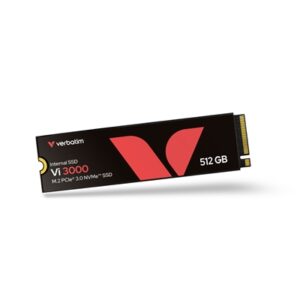SSD-SOLID STATE DISK M.2(2280) NVME 512GB PCIE3.0X4 VERBATIM VI3000 READ:3100MB/S WRITE:2100MB/S (49374)