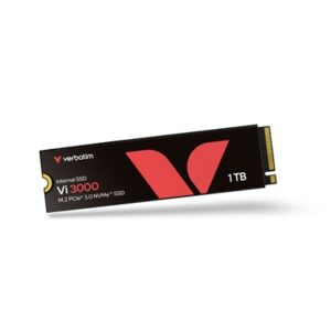 SSD-SOLID STATE DISK M.2(2280) NVME 1000GB(1TB) PCIE3.0X4 VERBATIM VI3000 READ:3100MB/S WRITE:2200MB/S (49375)