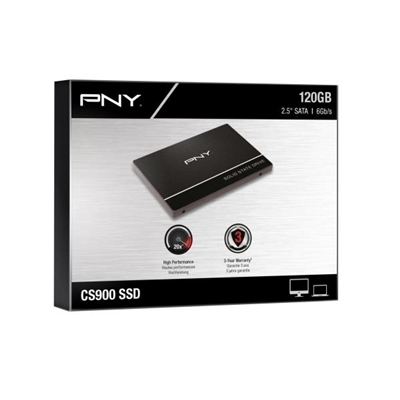SSD-SOLID STATE DISK 2.5 120GB SATA3 PNY CS900 SSD7CS900-120-PB READ:515MB/S-WRITE:490MB/S