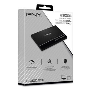 SSD-SOLID STATE DISK 2.5 250GB SATA3 PNY CS900 SSD7CS900-250-RB READ:535MB/S-WRITE:500MB/S