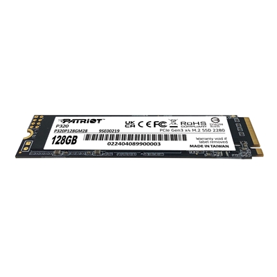 SSD-SOLID STATE DISK M.2(2280) NVME128GB PCIE3.0X4 PATRIOT P320P128GM28 P300 READ:1600MB/S-WRITE:1000MB/S
