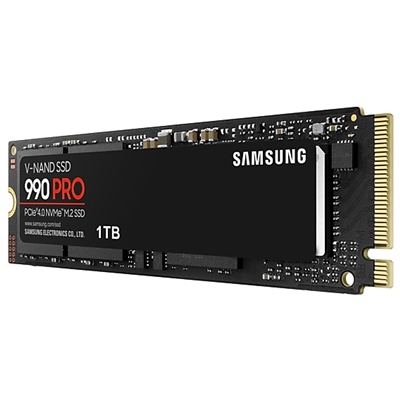 SSD-SOLID STATE DISK M.2(2280) 1000GB(1TB) PCIE4.0X4-NVME2.0 SAMSUNG MZ-V9P1T0BW SSD990PRO READ:7450MB/S-WRITE:6900MB/S