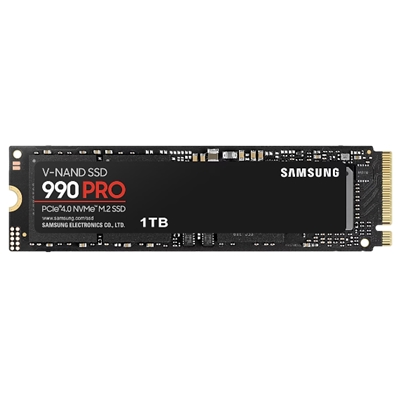 SSD-SOLID STATE DISK M.2(2280) 1000GB(1TB) PCIE4.0X4-NVME2.0 SAMSUNG MZ-V9P1T0BW SSD990PRO READ:7450MB/S-WRITE:6900MB/S
