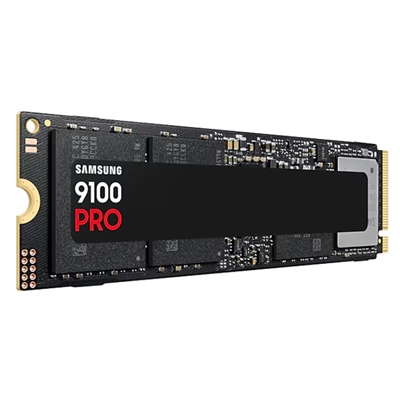 SSD-SOLID STATE DISK M.2(2280) NVME2.0 1000GB (1TB) PCIE5.0X4 SAMSUNG MZ-VAP1T0BW 9100 PRO READ:14700MB/S-WRITE:13300MB/S