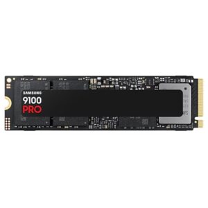 SSD-SOLID STATE DISK M.2(2280) NVME2.0 1000GB (1TB) PCIE5.0X4 SAMSUNG MZ-VAP1T0BW 9100 PRO READ:14700MB/S-WRITE:13300MB/S