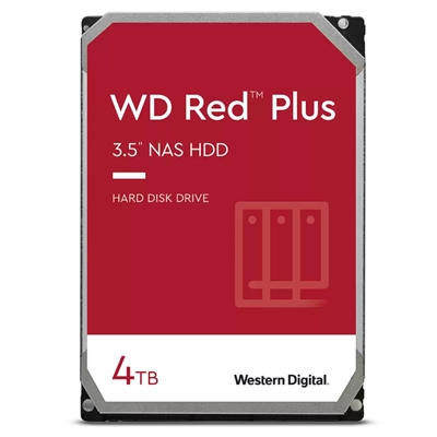 HARD DISK SATA3 3.5 X NAS 4000GB(4TB) WD40EFPX WD RED PLUS 256MB CACHE 5400RPM
