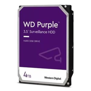 HARD DISK SATA3 3.5 4000GB(4TB) WD43PURZ WD 256MB CACHE 5400RPM PURPLE VIDEOSORVEGLIANZA 24X7 CERTIFIED REPAIR