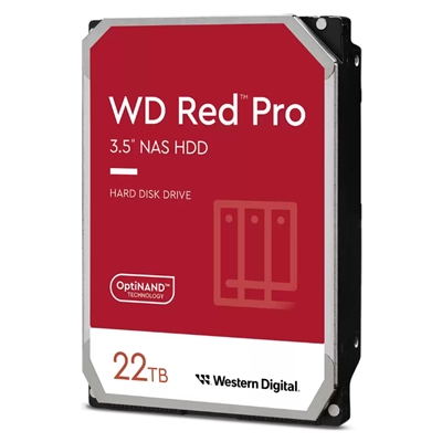 HARD DISK SATA3 3.5 X NAS 22000GB(22TB) WD221KFGX WD RED PRO 512MB CACHE 7200RPM NAS
