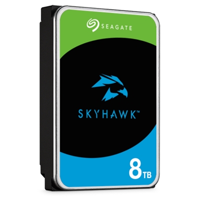 HARD DISK SATA 3.5 8000GB(8TB) SEAGATE ST8000VX010 SKYHAWK 5900RPM CACHE 256MB 1-16 DRIVE BAYS