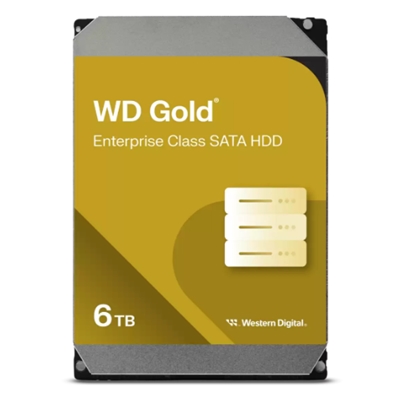HARD DISK SATA3 3.5 ENTERPRISE 6000GB(6TB) WD6004FRYZ WD GOLD 256MB CACHE 7200RPM