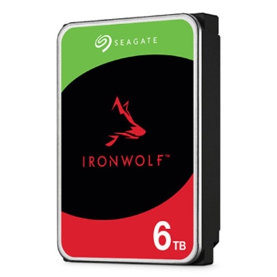 HARD DISK SATA3 3.5 X NAS 6000GB(6TB) SEAGATE IRONWOLF ST6000VN006 5400RPM CACHE 256MB PER NAS DA 1 A 8 UNIT+Ç