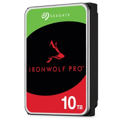 HARD DISK SATA3 3.5 X NAS 10000GB(10TB) SEAGATE IRONWOLF PRO ST10000NT001 7200RPM CACHE 256MB PER NAS ALLOGGIAMENTI ILLIMITATI