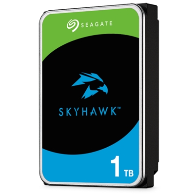HARD DISK SATA 3.5 1000GB(1TB) SEAGATE ST1000VX013 SKYHAWK CACHE 256MB 1-8 DRIVE BAYS