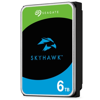HARD DISK SATA 3.5 6000GB(6TB) SEAGATE ST6000VX009 SKYHAWK CACHE 256MB 1-8 DRIVE BAYS