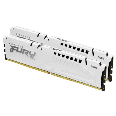 DDR5 32GB(2X16GB) 6000MHZ KF560C36BWEK2-32 KINGSTON FURY BEAST WHITE EXPO CL36