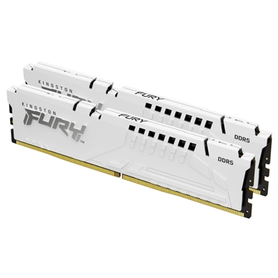 DDR5 64GB(2X32GB) 6000MHZ KF560C36BWEK2-64 KINGSTON FURY BEAST WHITE EXPO CL36