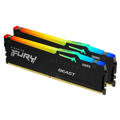 DDR5 32GB(2X16GB) 6000MT/S RGB KF560C30BBAK2-32 FURY BEASTXMP CL30