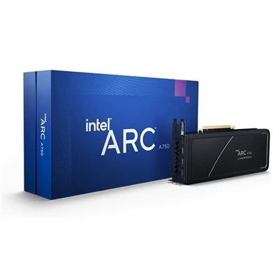 SVGA INTEL ARC A750 8GB GDDR6 256BIT PCIE4.0 2050MHZ 28XE-CORES 7680X4320 3XDP HDMI OPENGL4.6 TDP 225W 21P02J00BA