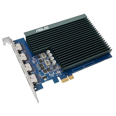 SVGA ASUS GT730-4H-SL-2GD5 GT730 NVIDIA 2GDDR5 64BIT PCIE2.0 927MHZ(O.C.) 4XHDMI HDCP 3840X2160 1SLOT 90YV0H20-M0NA00 FINO:30/04