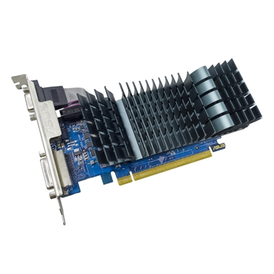SVGA ASUS GT710-SL-2GD5-BRK-EVO GT710 NVIDIA 2GDDR5 64BIT PCIE2.0 954MHZ DVI-D D-SUB HDMI HDCP 3840X2160 2SLOT 90YV0A FINO:30/06