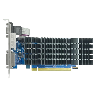 SVGA ASUS GT710-SL-2GD5-BRK-EVO GT710 NVIDIA 2GDDR5 64BIT PCIE2.0 954MHZ DVI-D D-SUB HDMI HDCP 3840X2160 2SLOT 90YV0A FINO:30/06