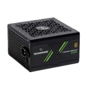 ALIMENTATORE ATX 850W TECNOWARE TYPHOON 80+GOLD MODULARE FAL851TPM FAN12CM SUPER SILENT PFC ATTIVO FINO:30/06