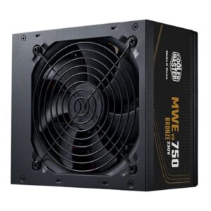 ALIMENTATORE ATX 750W COOLER MASTER MWE750 V3 BRONZE MPE-7501-ACABW-3BEU 750WATT FAN120MM NON MODULARE FINO:30/06