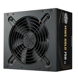 ALIMENTATORE ATX 750W COOLERMASTER MWE GOLD V3 MPE-7506-ACAG-BEU PFC-ATTIVO 80+ 240VAC NON MODULARE FAN120MM 140X150X FINO:30/06