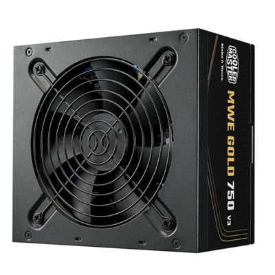 ALIMENTATORE ATX 750W COOLERMASTER MWE GOLD V3 MPE-7506-ACAG-BEU PFC-ATTIVO 80+ 240VAC NON MODULARE FAN120MM 140X150X FINO:30/06