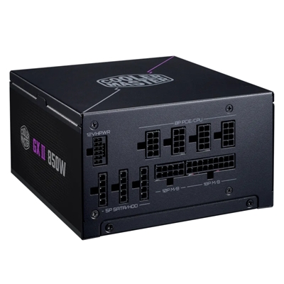 ALIMENTATORE ATX 850W COOLER MASTER GXIII GOLD V3 MPX-8503-AFAG-2EBEU ATX3.0 PFC-ATTIVO 80+ 240VAC MODULAR FAN135MM 160X150X86MM