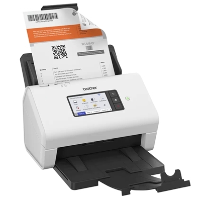 SCANNER BROTHER ADS-4900W DOCUMENTALE (DUAL CIS) A4 60PPM/120IPM 600X600DP ADF100F USB LAN WIFI TOUCH FINO:30/06