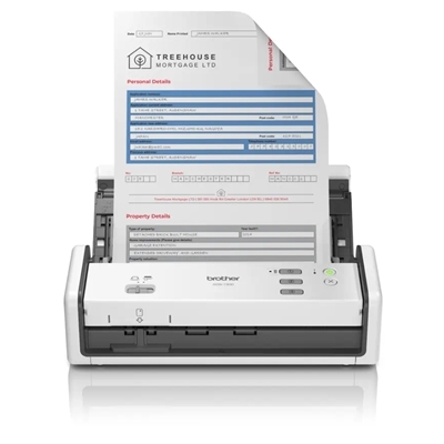 SCANNER BROTHER ADS-1300 DOCUMENTALE (DUAL CIS) A4 CARIC. DALL'ALTO 30PPM/60IPM ADF USB