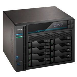 NAS ASUSTOR AS6508T X 8SLOT 3.5/2.5NO HD QC 2.1GHZ-8GB DDR4 -2P 2.5GBE 2P 10G-2P USB3.2-2 X M.2 NVME/SATA-GAR.3Y FINO:31/07