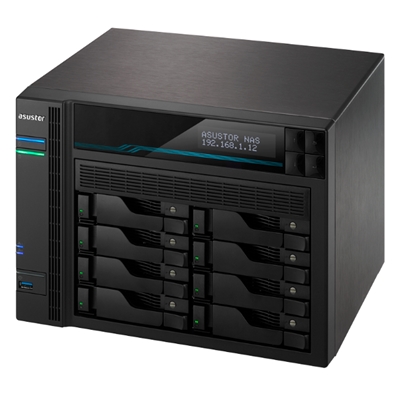 NAS ASUSTOR AS6508T X 8SLOT 3.5/2.5NO HD QC 2.1GHZ-8GB DDR4 -2P 2.5GBE 2P 10G-2P USB3.2-2 X M.2 NVME/SATA-GAR.3Y FINO:31/07