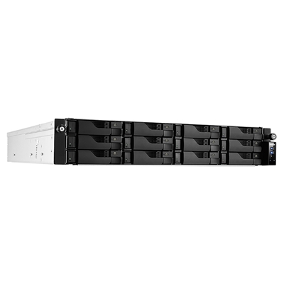 NAS ASUSTOR AS6512RD X 12SLOT 3.5/2.5-NO HD- RACK 2U RIDOND.-QC 2